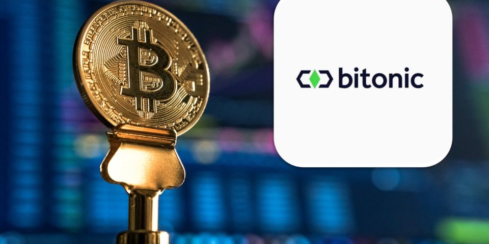 Bitonic logo with bitcoin