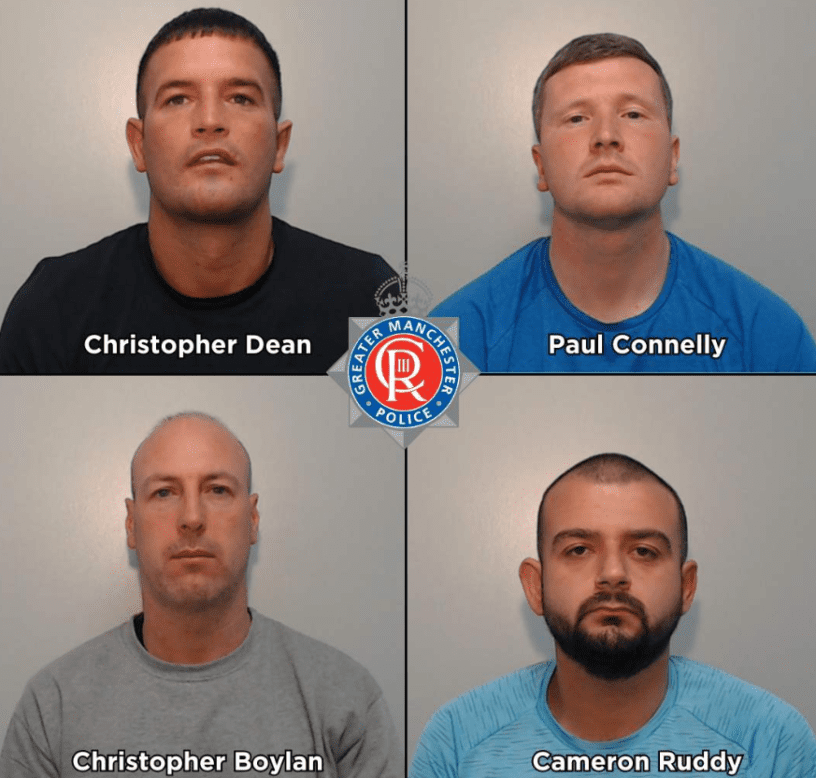 Picture of the Manchester criminals involved in drug trafficking and money laundering