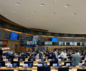 PHOTO: A room in the Attal building at the European Parliament in Brussels