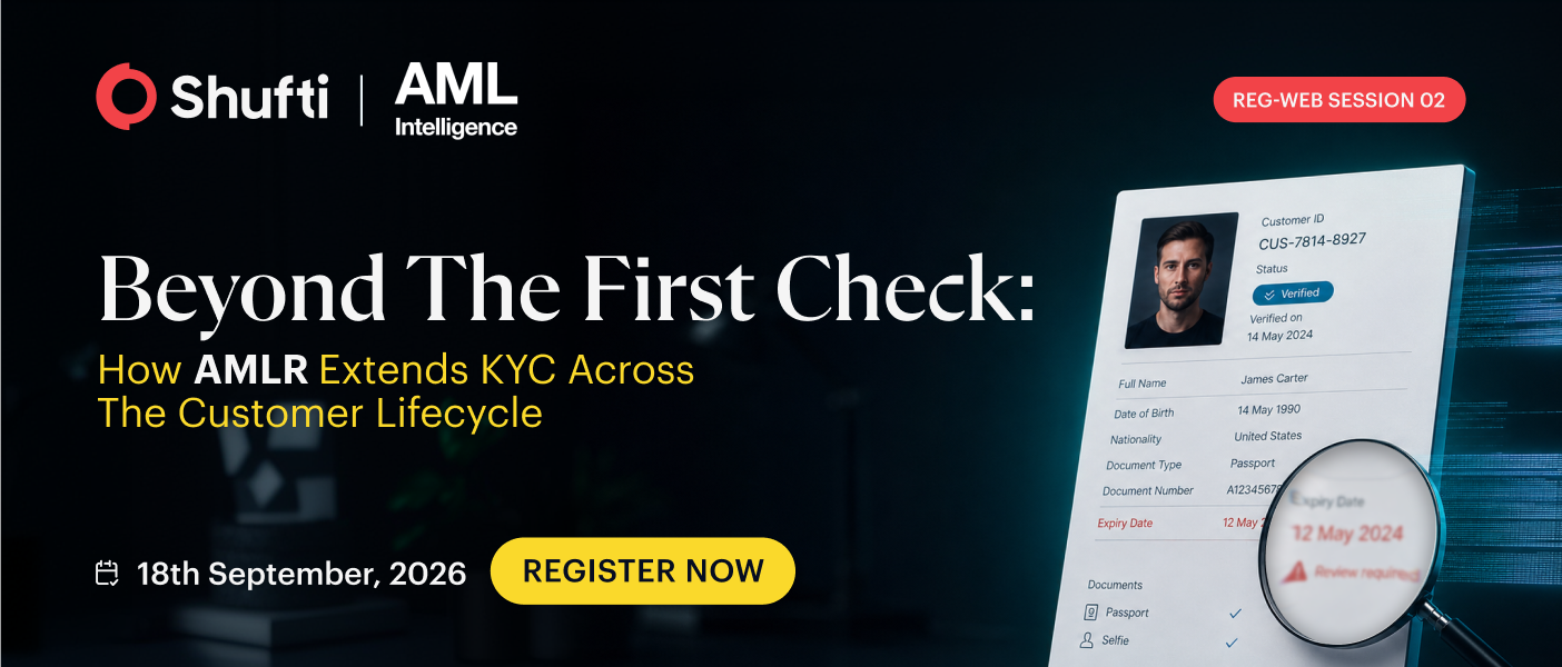 WEBINAR: The end of one-time KYC? How AMLR will reshape customer due diligence - AML Intelligence